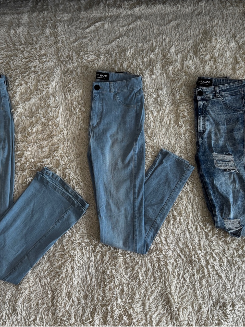 FT Jeans Women's Light Blue Skinny Jeans - Stretch Slim Fit